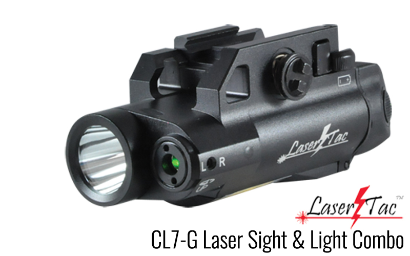 LaserTac CL7-G Green Laser Sight/Flashlight Combo